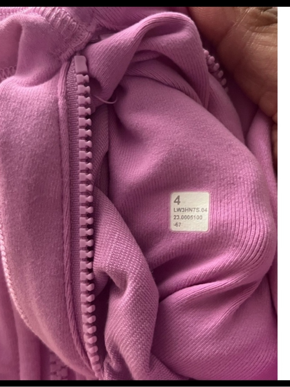 Lululemon Define Jacket Pink Full Zip Athletic Yoga Jacket Thumbholes Fitted - Picture 5 of 7